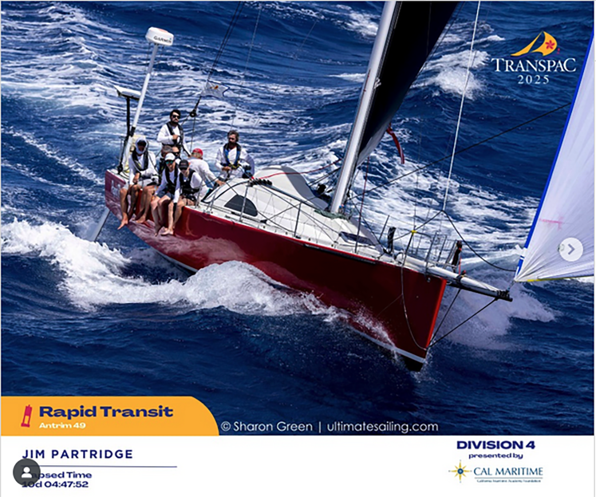 Rapid Transit at Transpac Finish