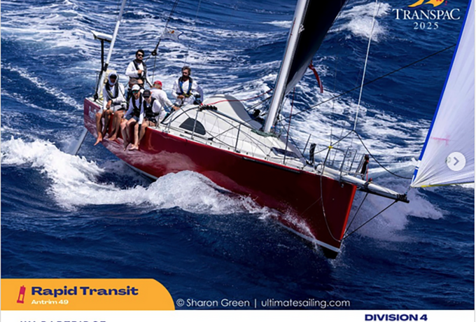 Rapid Transit at Transpac Finish